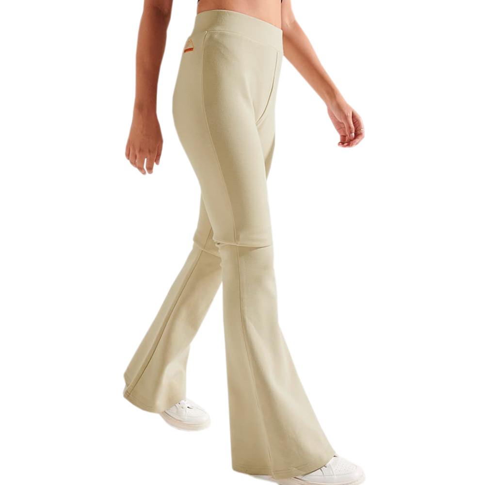 Pantalon Beige Femme Superdry Mountain Sport Flare Espace des marques