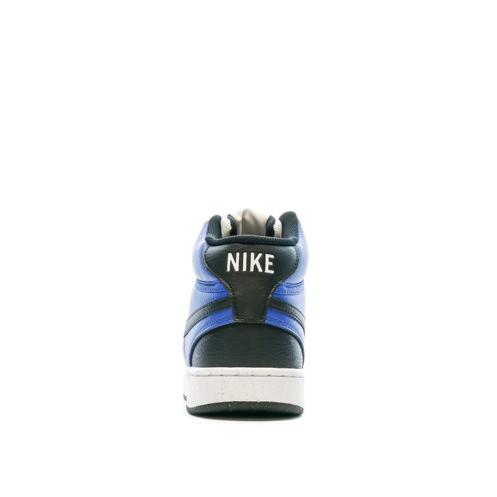 Baskets Blanches/Bleu/Noires Homme Nike Court Vision vue 3