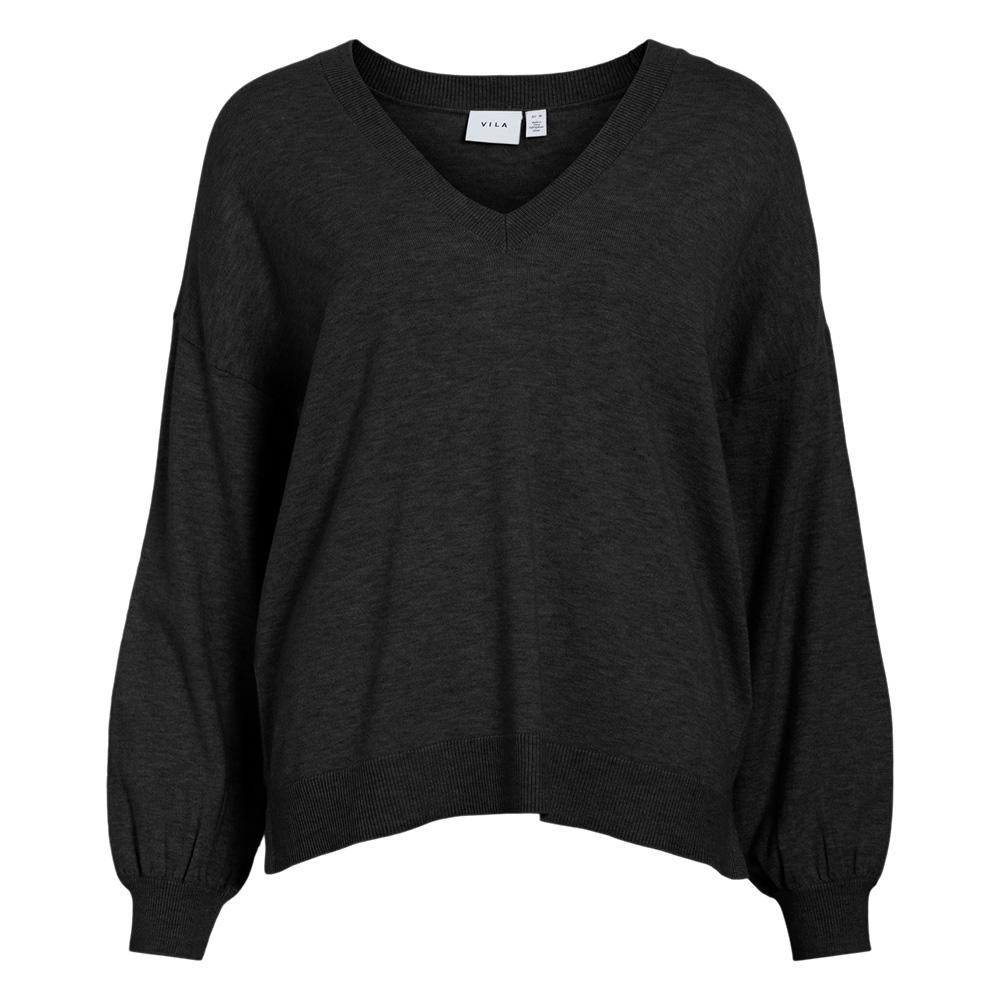 Pull Noir Femme Vila Comfy pas cher