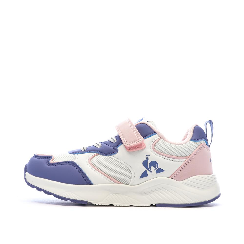 Baskets Rose/Bleu Fille Le Coq Sportif Lsc Runner pas cher