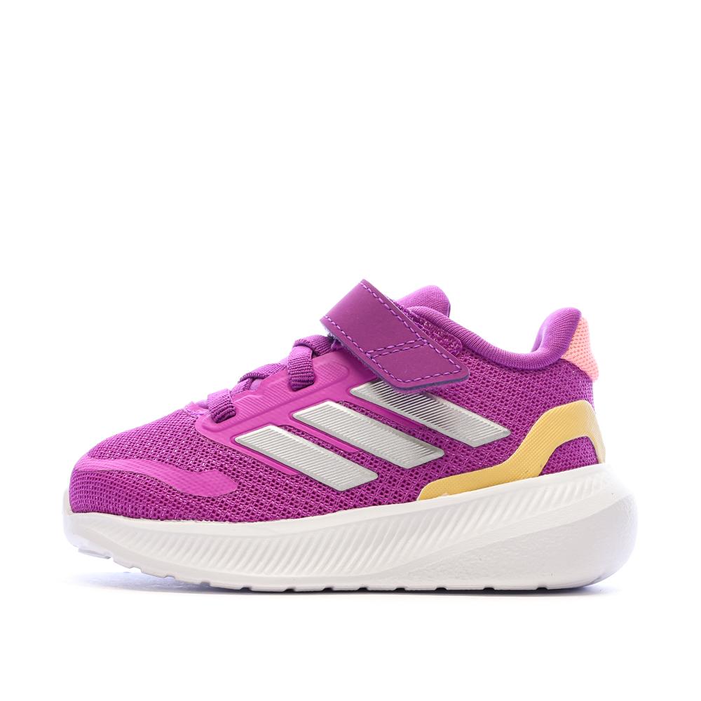 Baskets Violet Fille Adidas Runfalcon 5 pas cher