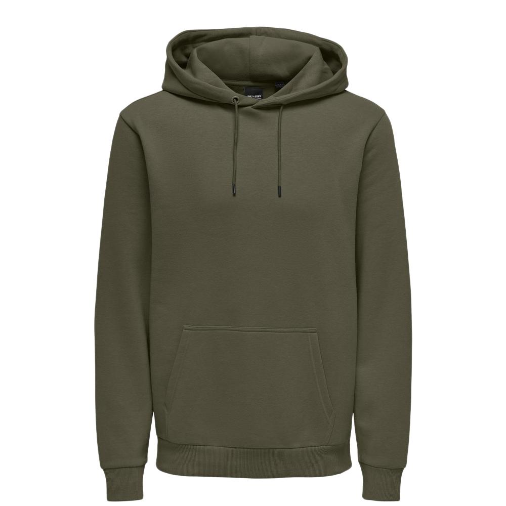 Sweat à Capuche Marron Homme Only & Sons Ceres vue 2