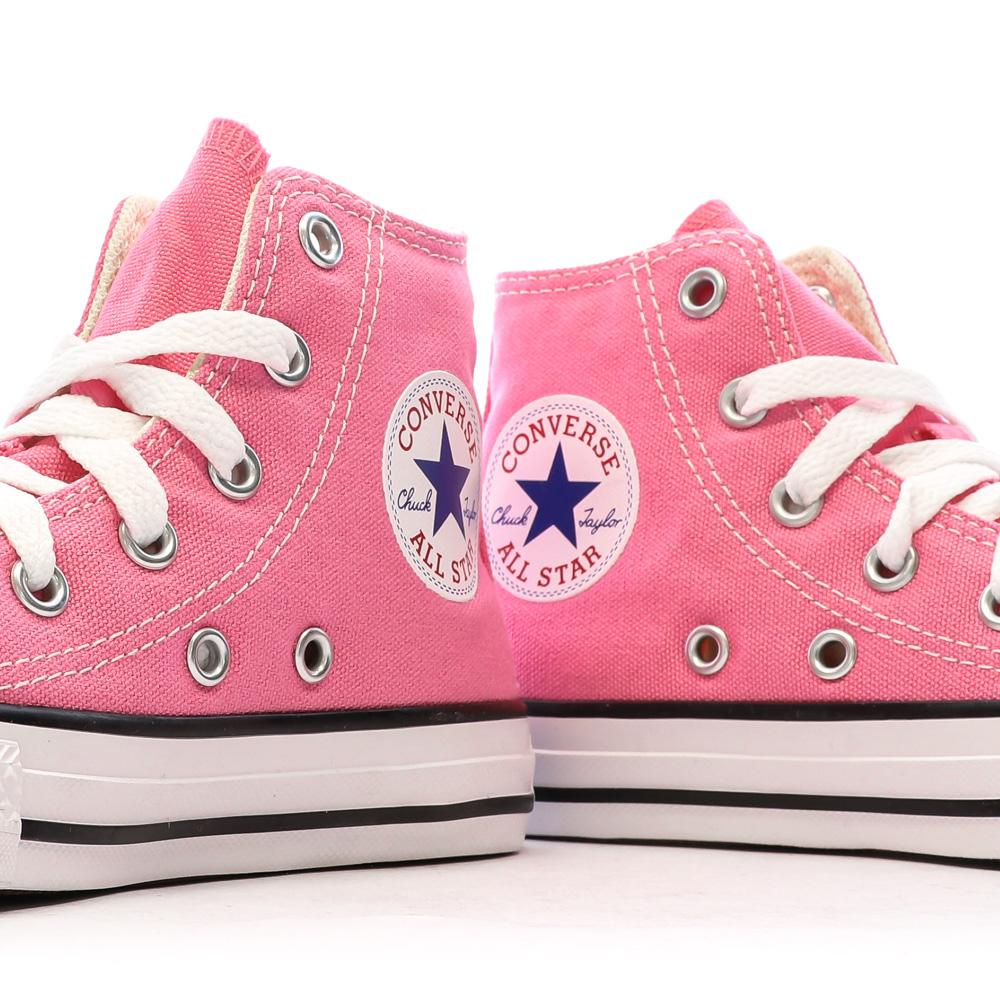 Baskets Roses Fille Converse All Star High vue 7