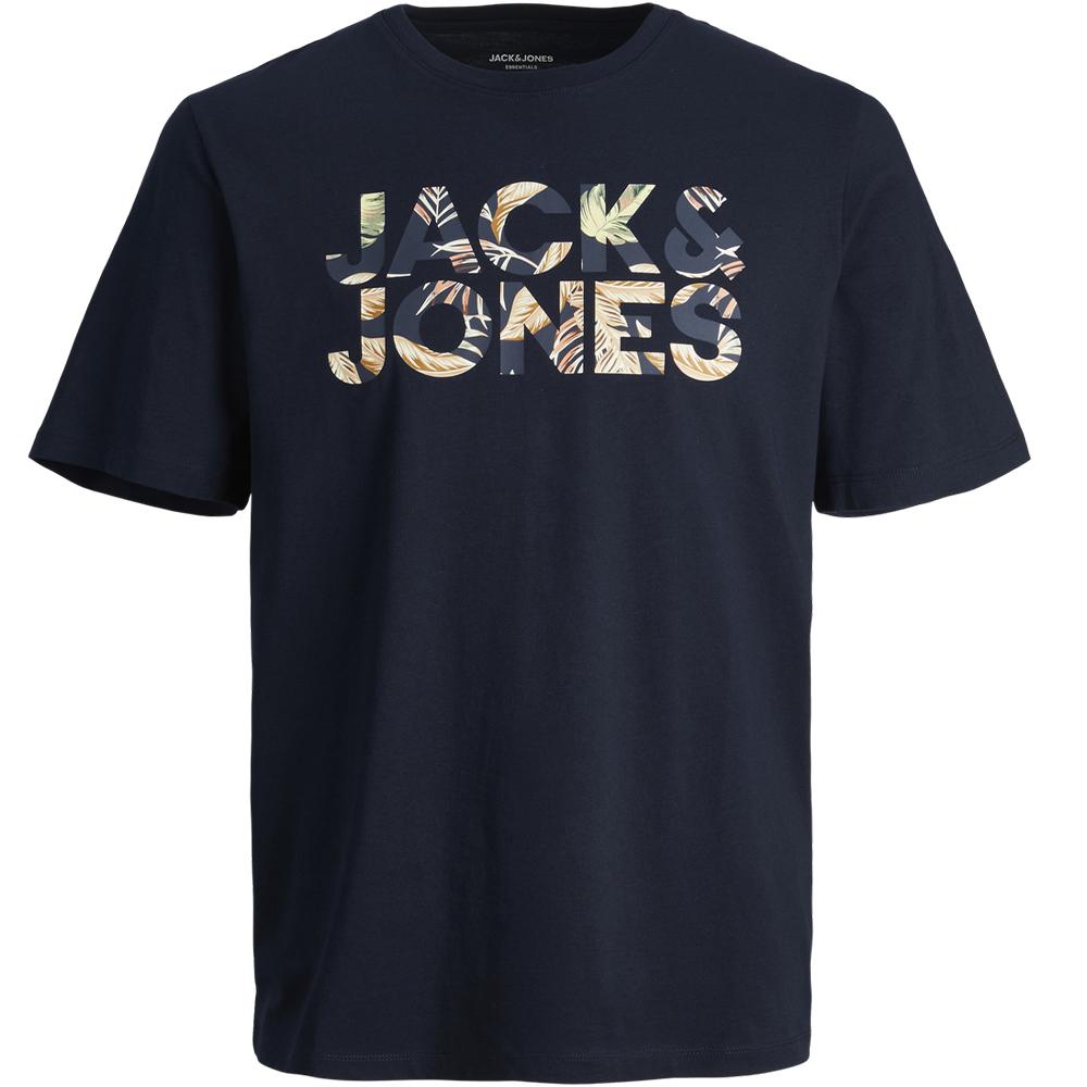 T-shirt Marine Homme Jack & Jones Jeff 12277928 vue 3