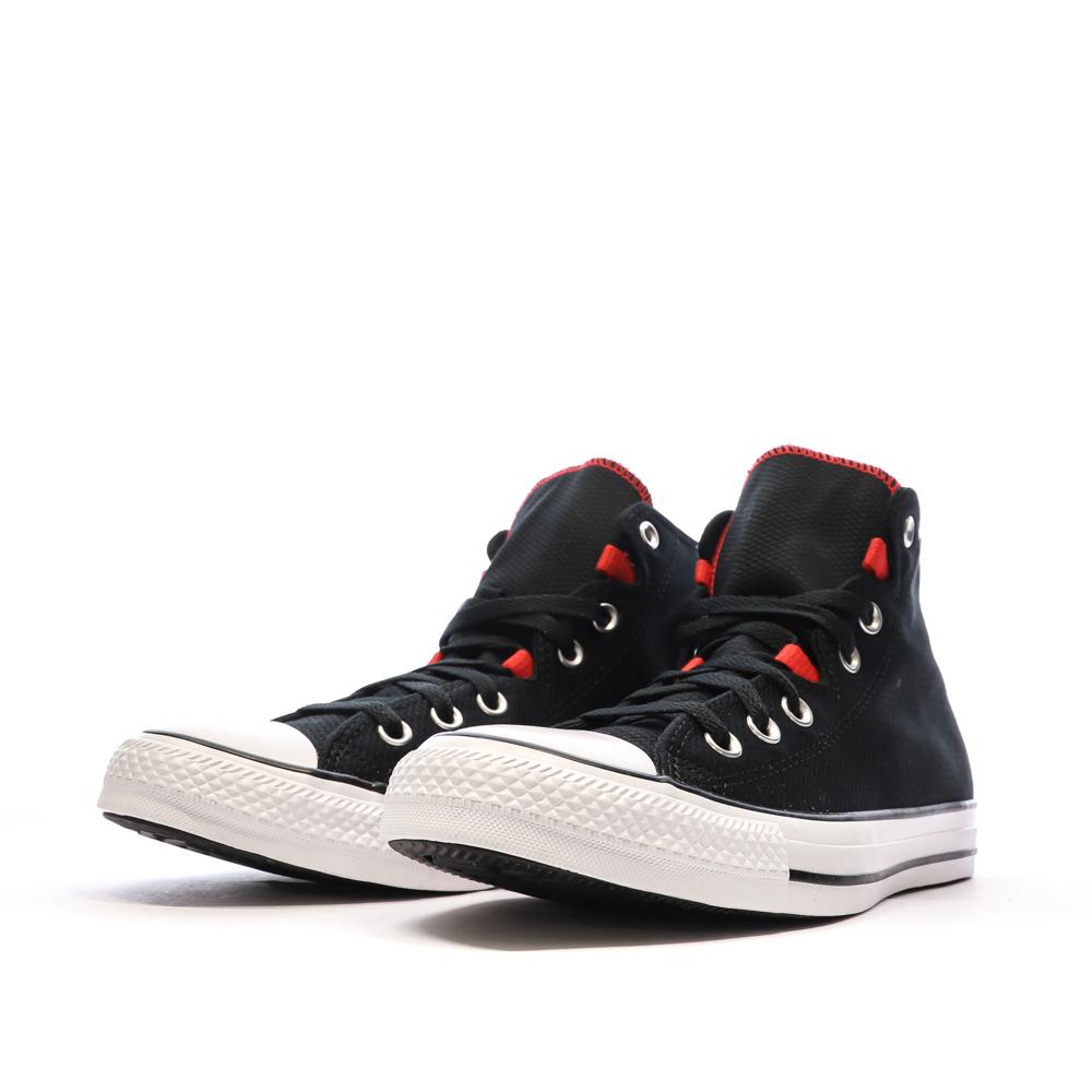 Baskets Noires/Rouge/Blanches Converses Chuck Taylor All Star vue 6