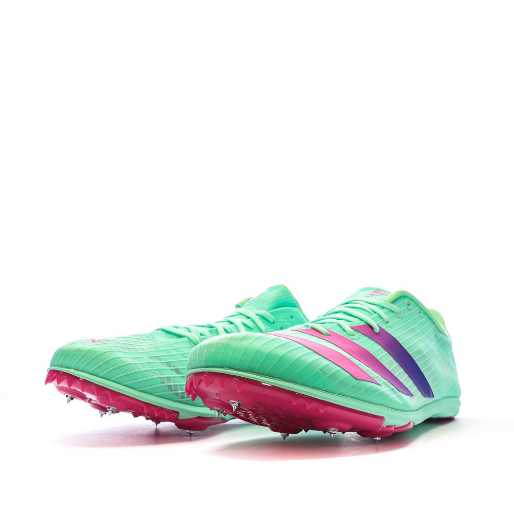 Chaussures d'Athlétisme Vertes Homme Adidas Distancestar vue 6