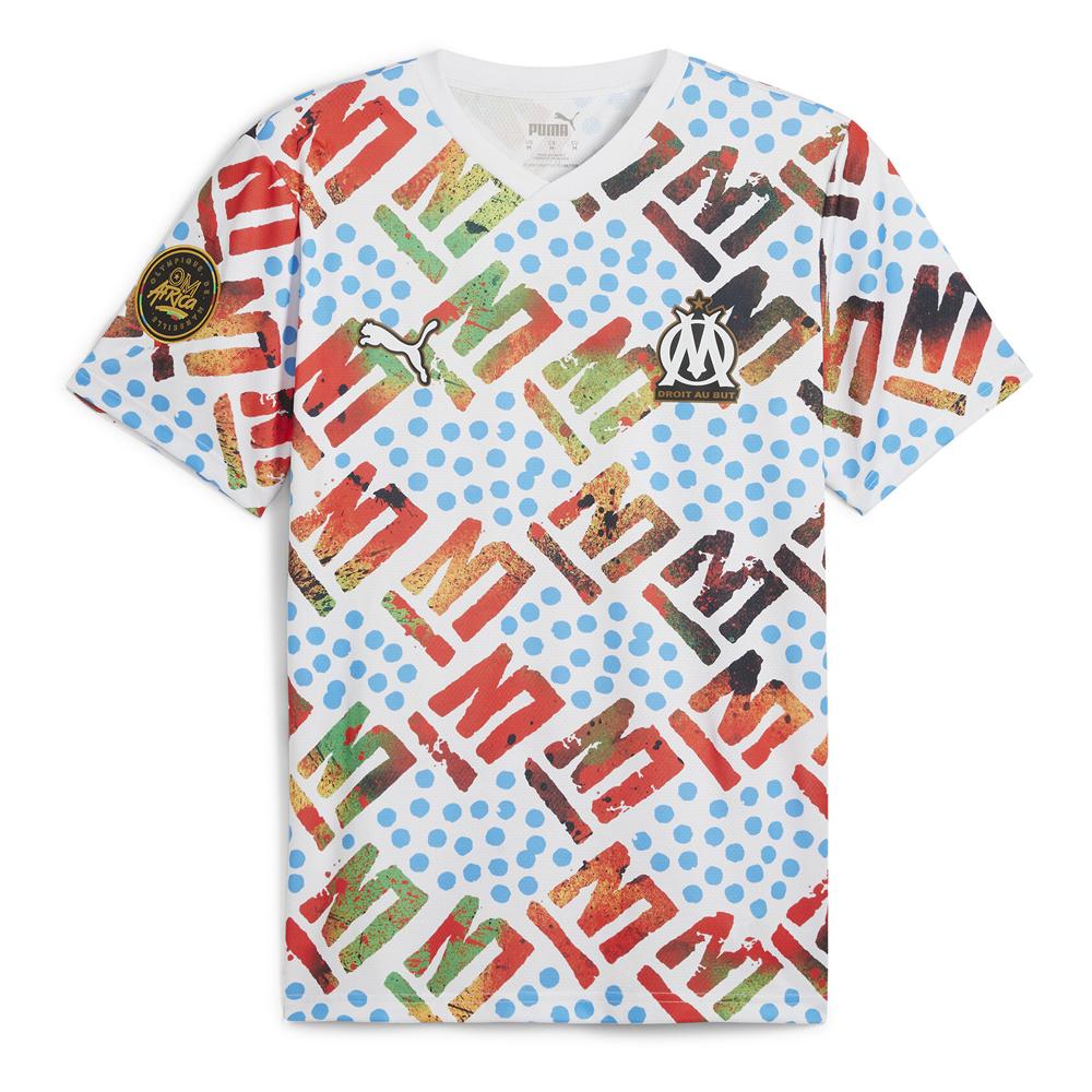 OM Maillot Blanc Homme Puma Africa 13 pas cher