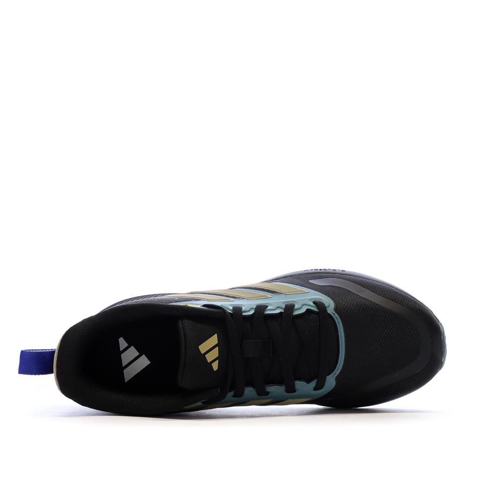 Baskets Noir Garçon Adidas Runfalcon 5 vue 4