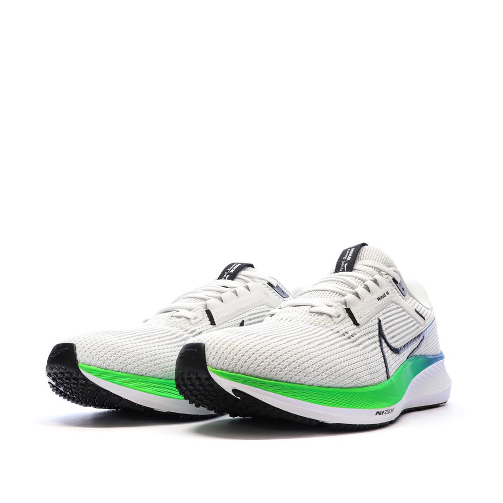 Chaussures de Running Blanc/Vert Homme Nike Air Zoom Pegasus 40 vue 6