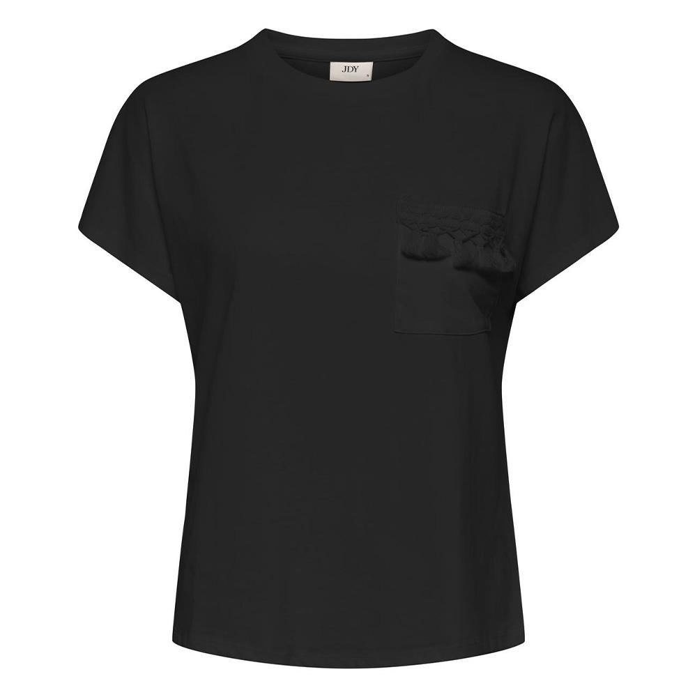 T-Shirt Noir Femme JDY Ilse Pocket pas cher