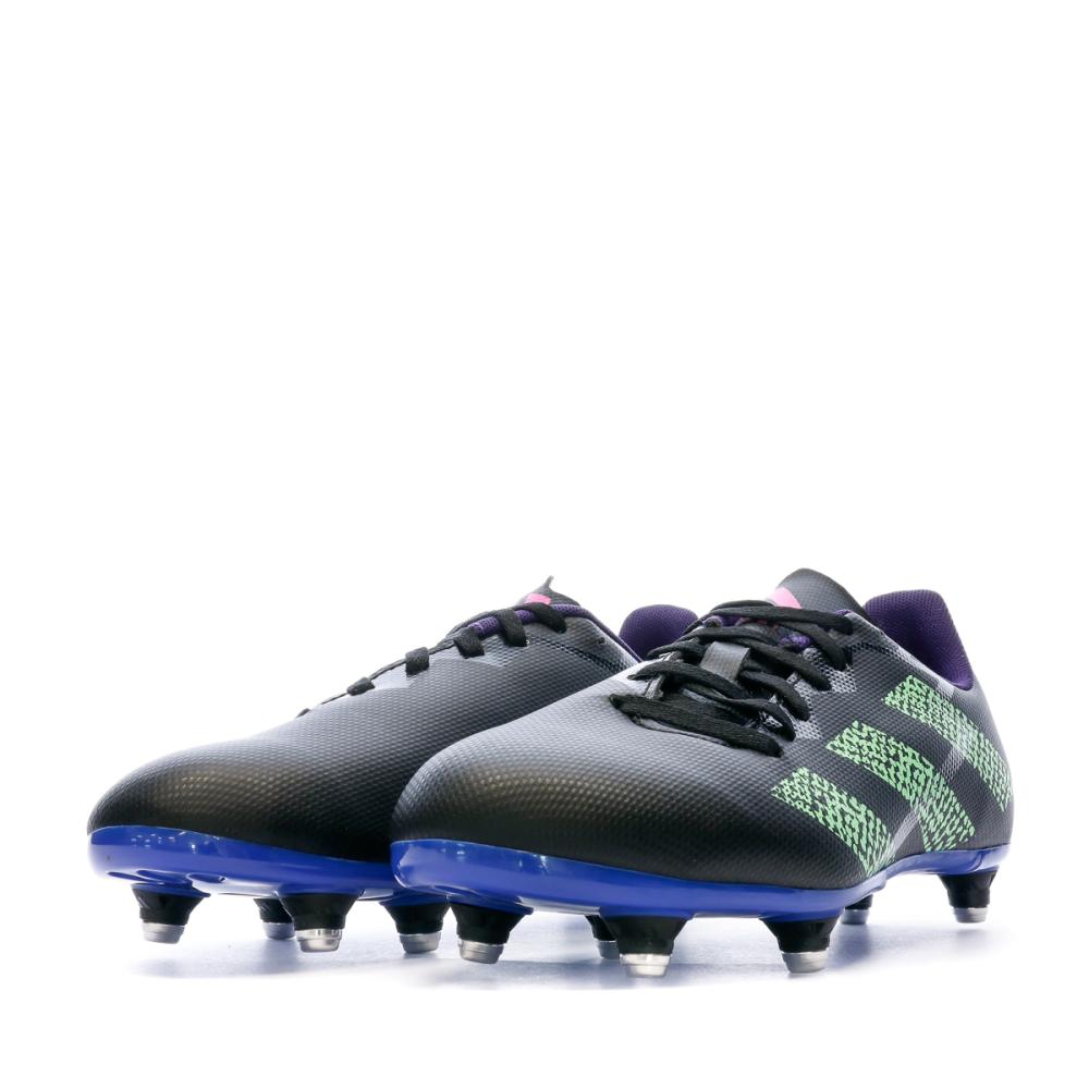 Chaussures de rugby Noires Garçon Adidas SG vue 6