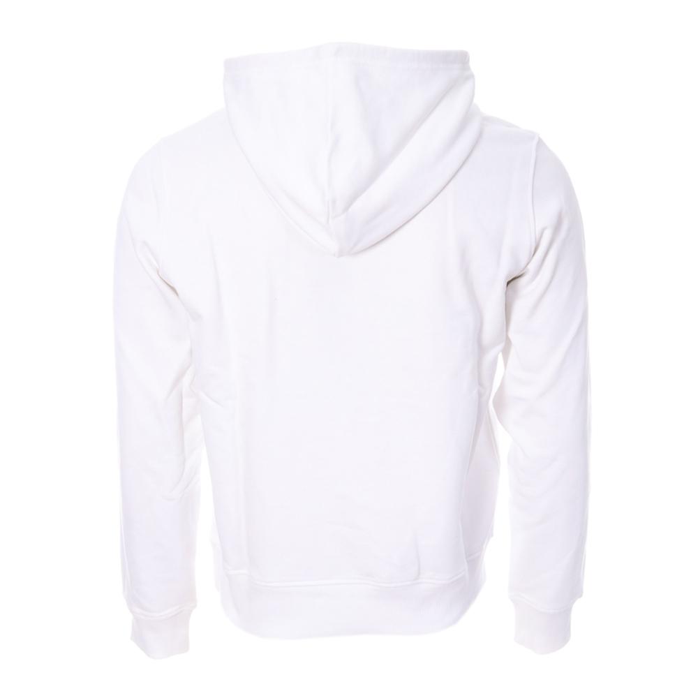 Sweat Blanc/Turquoise Homme Diesel Hood vue 2