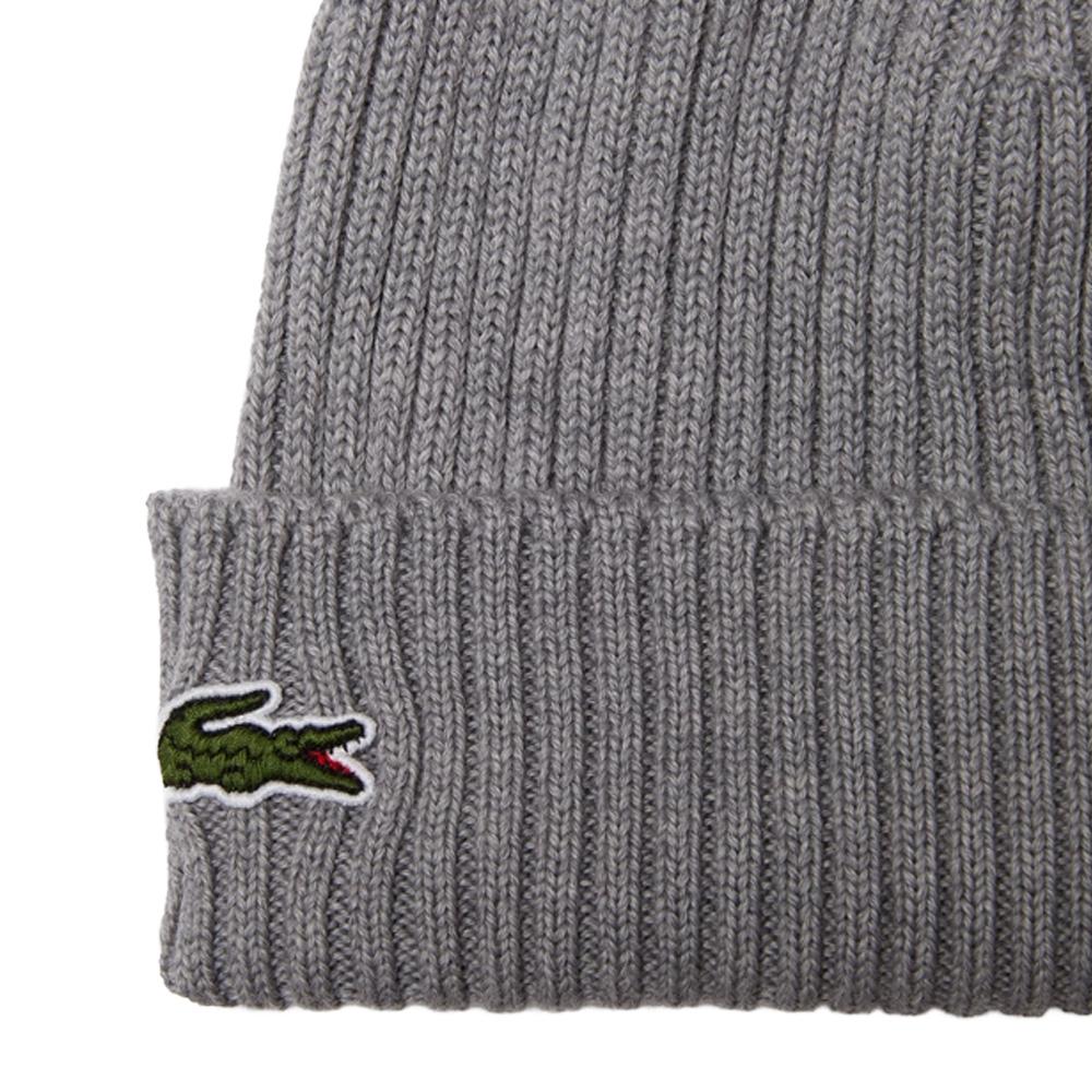 Bonnet Gris Homme Lacoste hjm vue 2