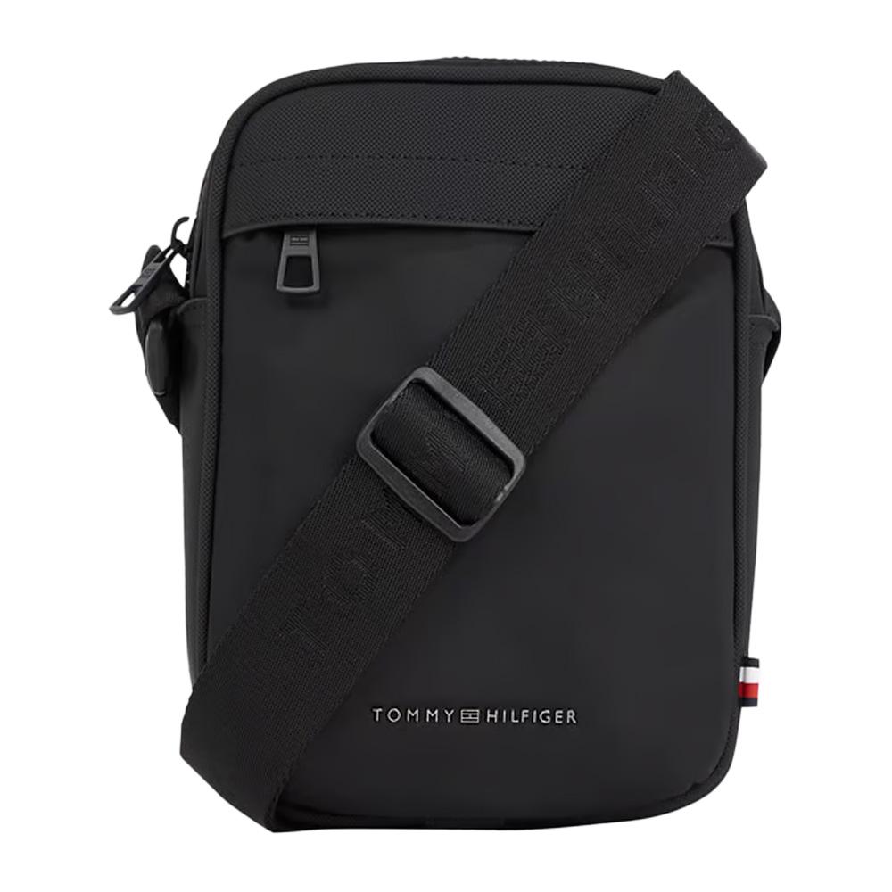 Sacoche Noire Homme Tommy Hilfiger Repreve pas cher