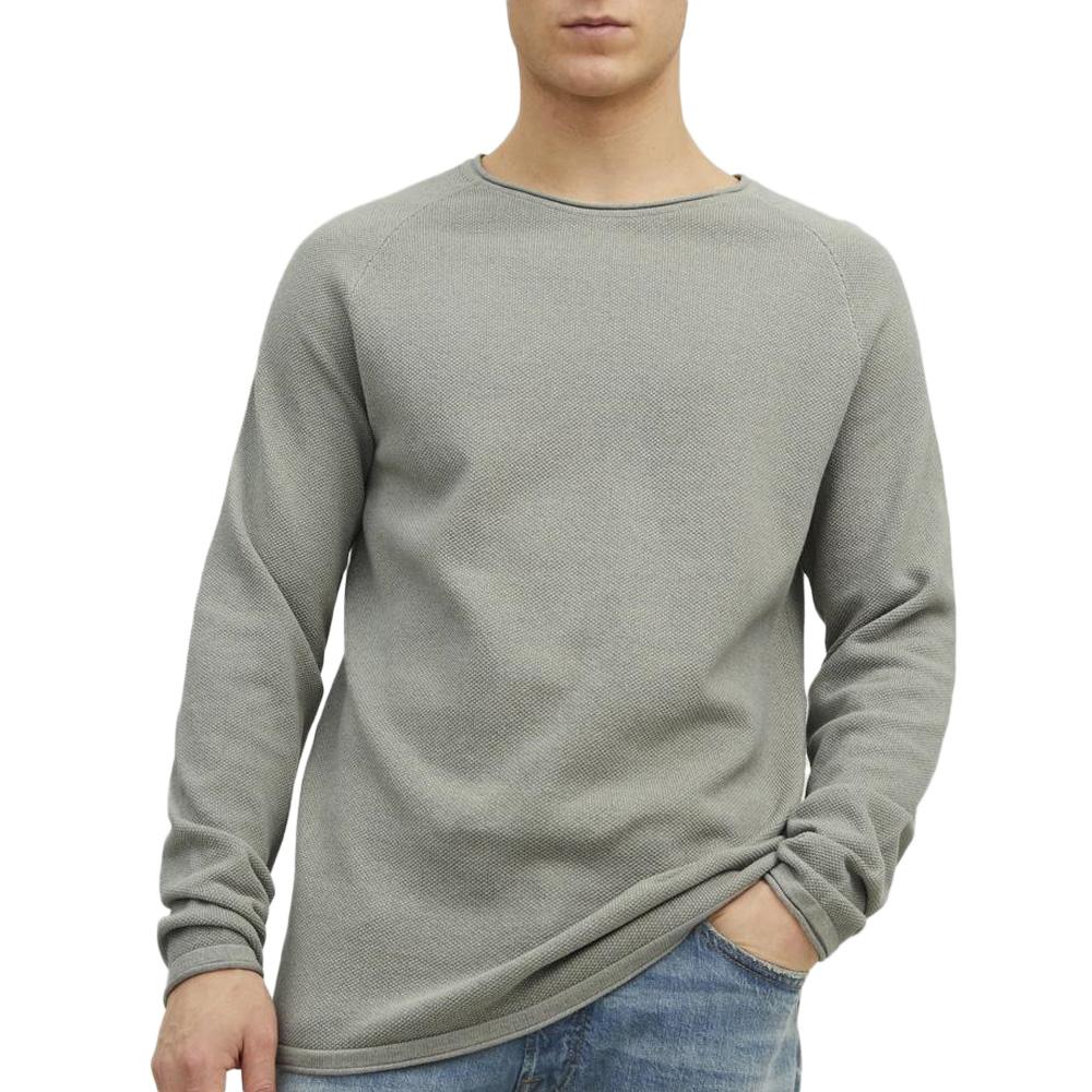 Pull Vert Homme Jack & Jones Knit Crew pas cher