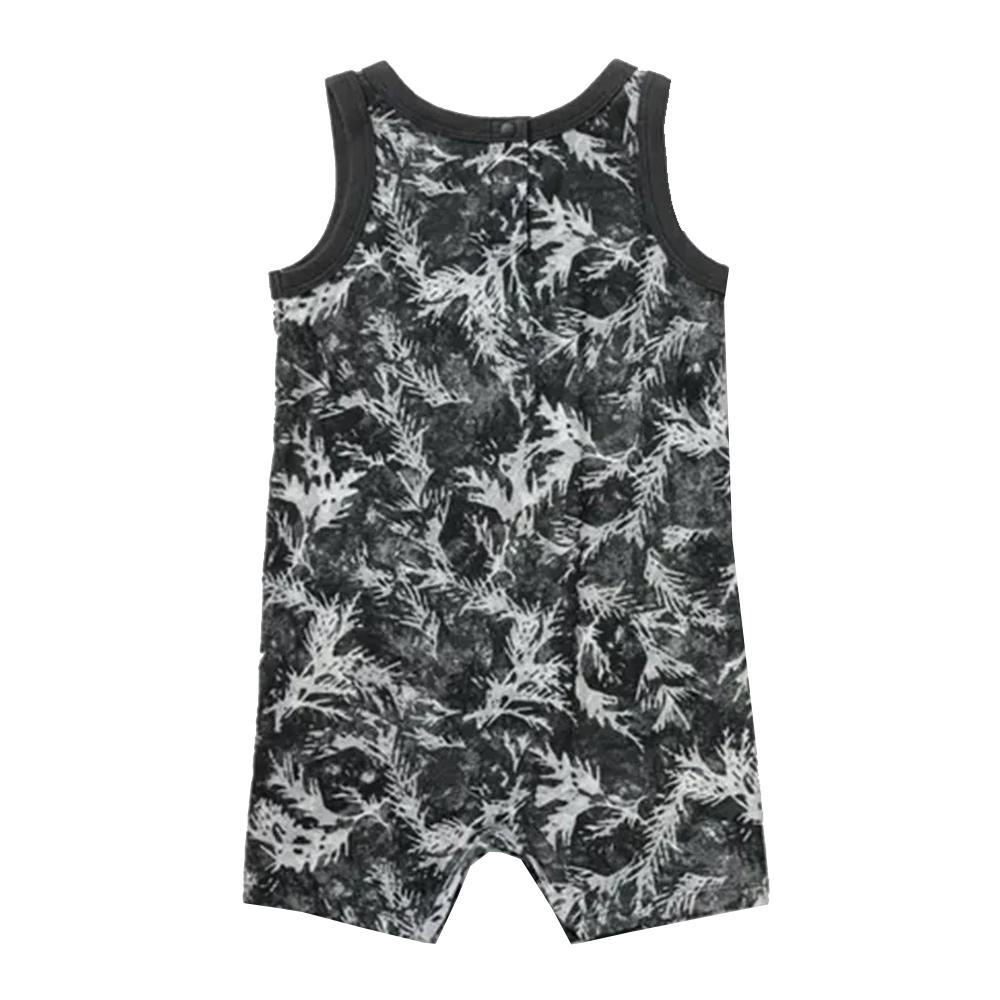 Combishort Grise/Noir à Motifs Garçon Nike Leaf vue 2