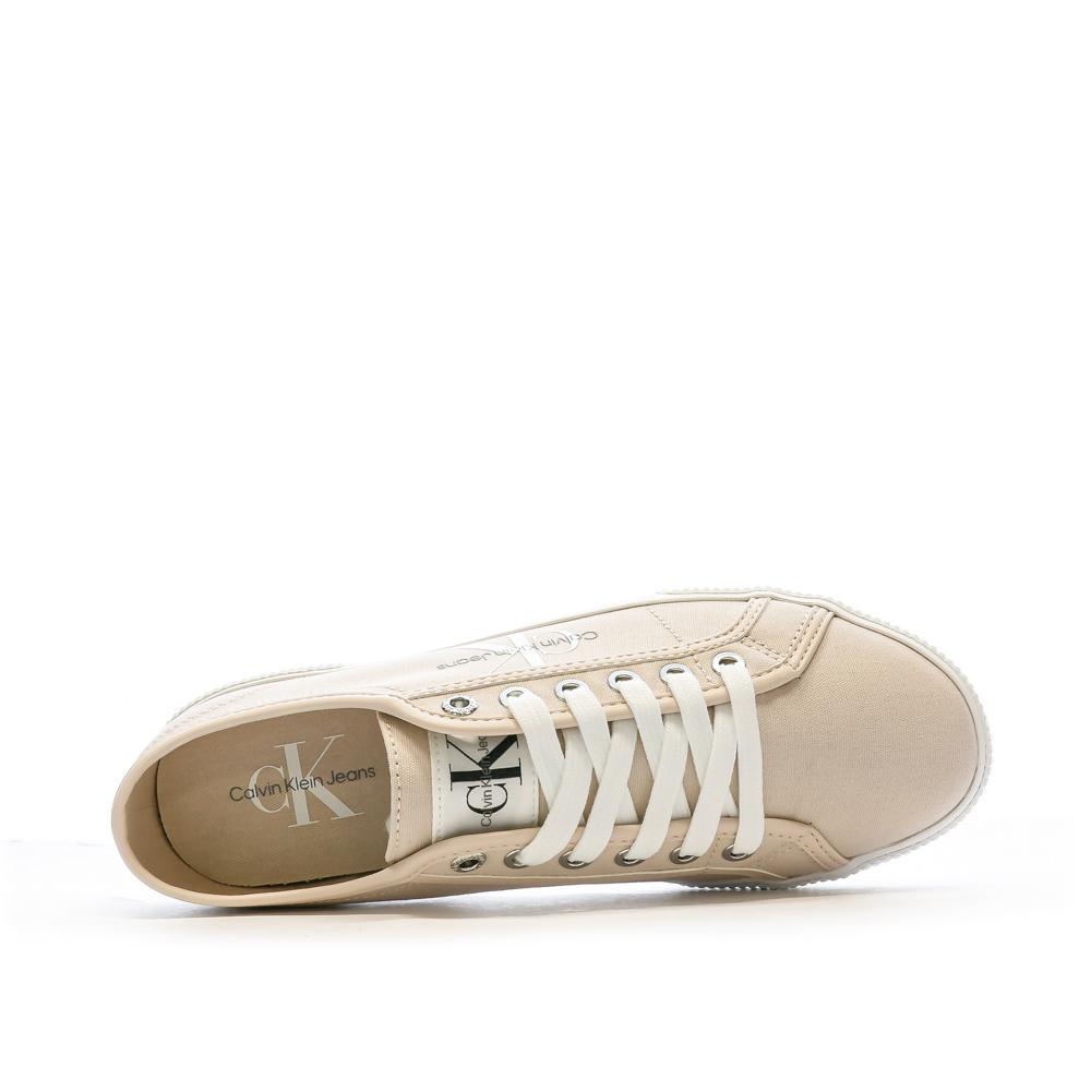 Baskets Rose Femme Calvin Klein Jeans Mono vue 4