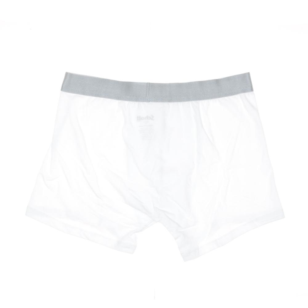 Boxer Blanc Homme Schott William vue 2