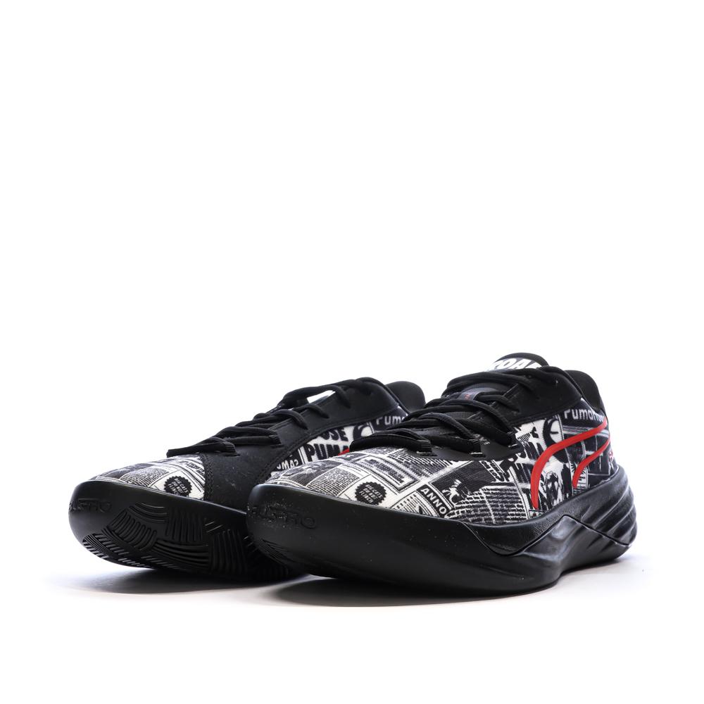Chaussures de Basketball Noires Homme Puma All-pro Nitro vue 6