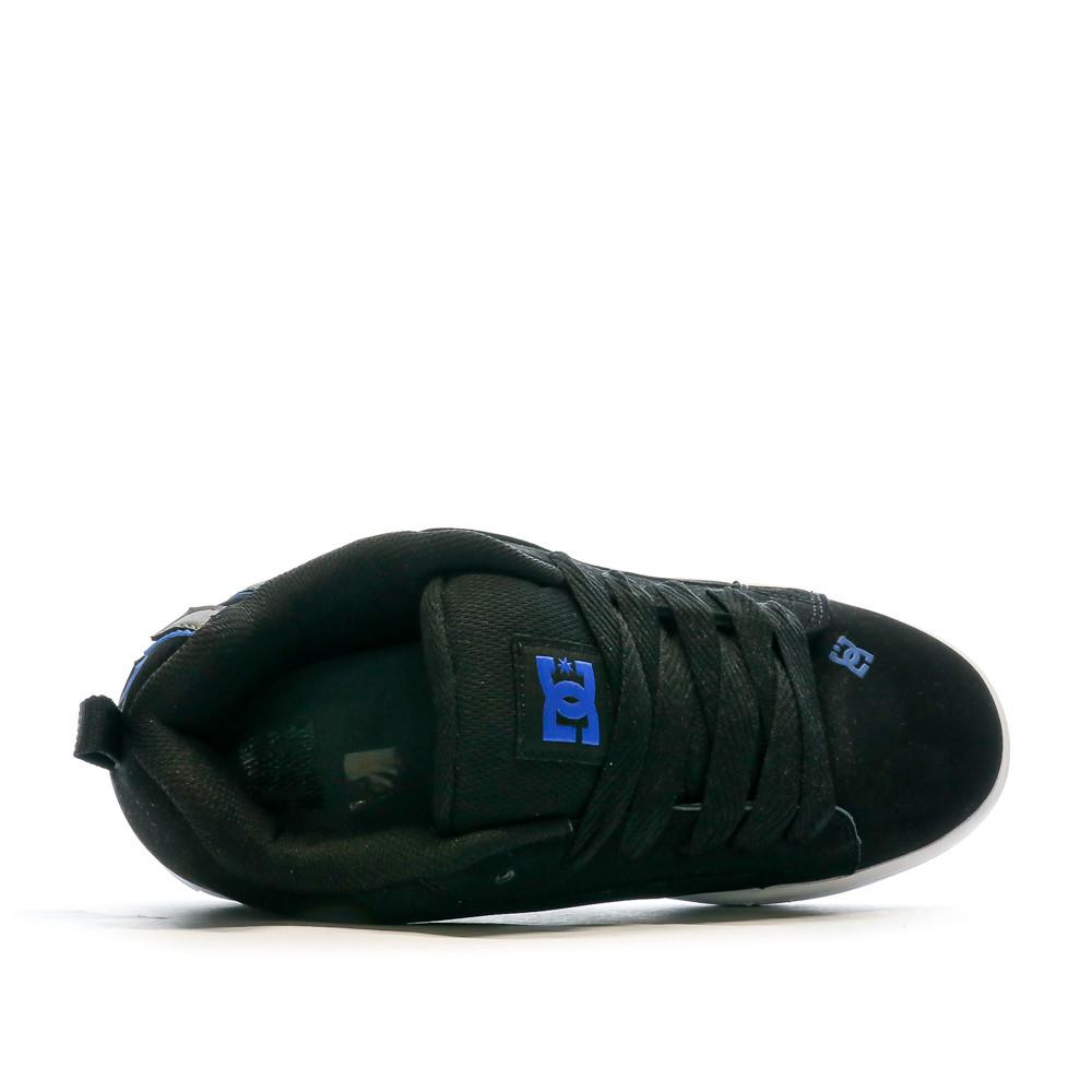 Baskets Noir/Gris/Bleu Homme Dc shoes Court Graffik vue 4
