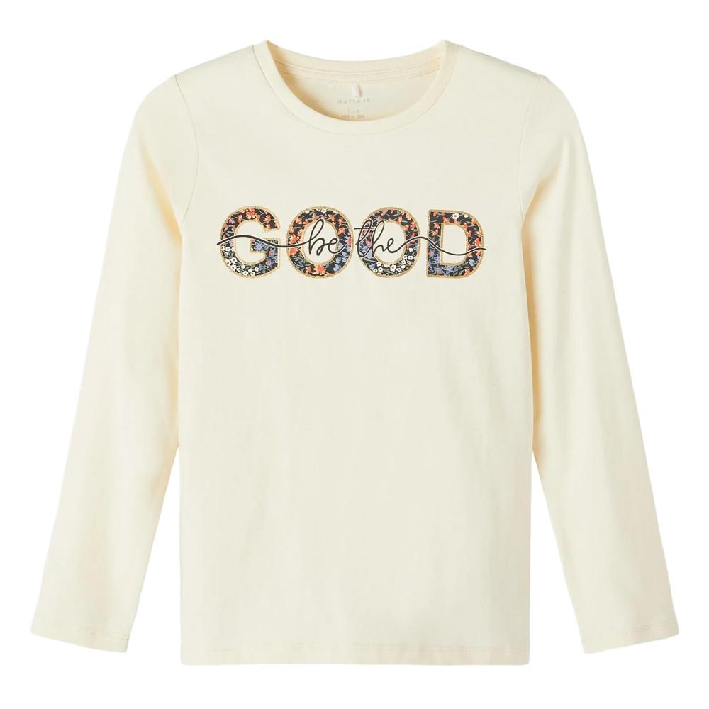 T-shirt Manches Longues Beige Name it Ftilaras pas cher