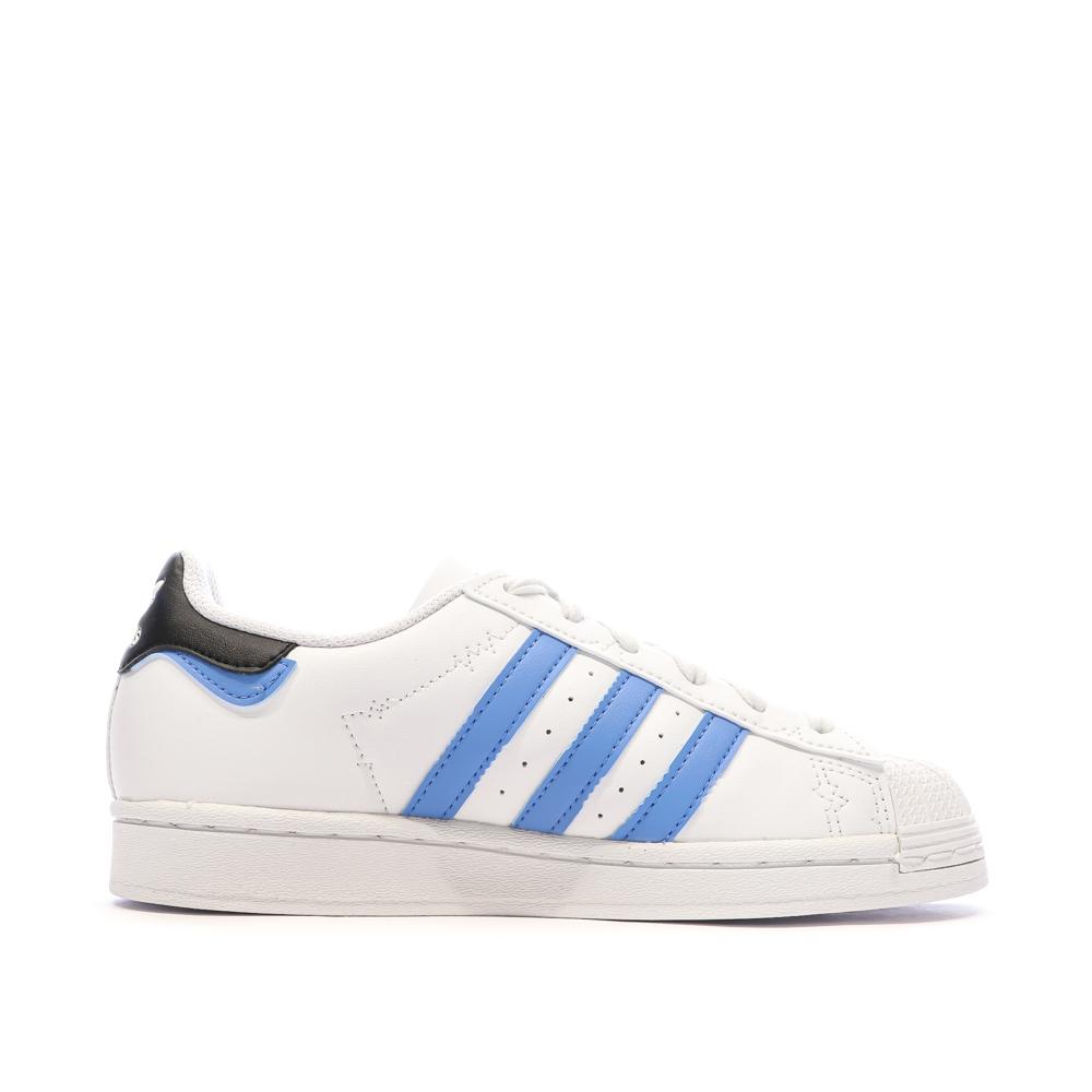 Baskets Blanc/Noir Enfant Adidas Superstar IG6263 vue 2