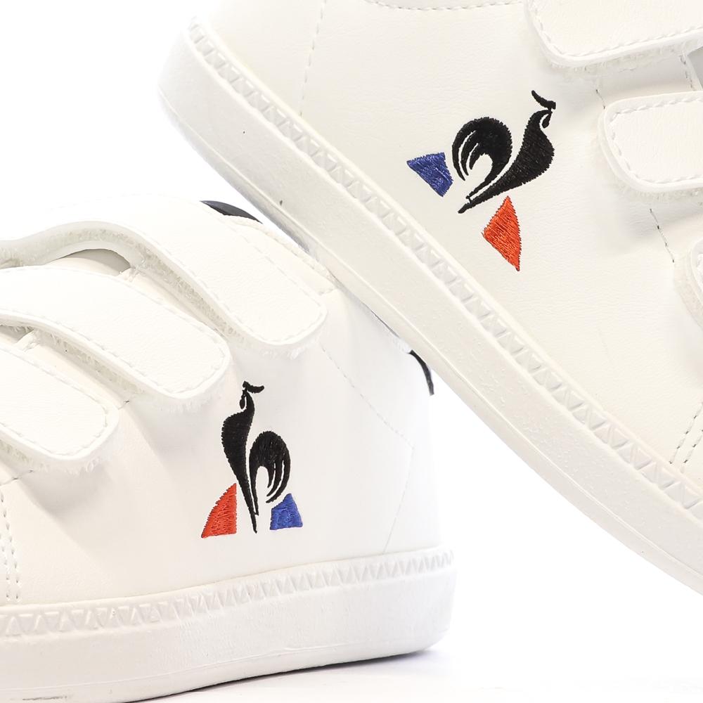 Baskets Blanches Garçon Le Coq Sportif Courtset Optical vue 7