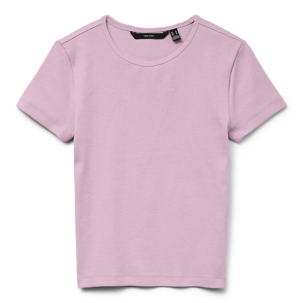 T-shirt Rose Femme Vero Moda Chloe vue 3