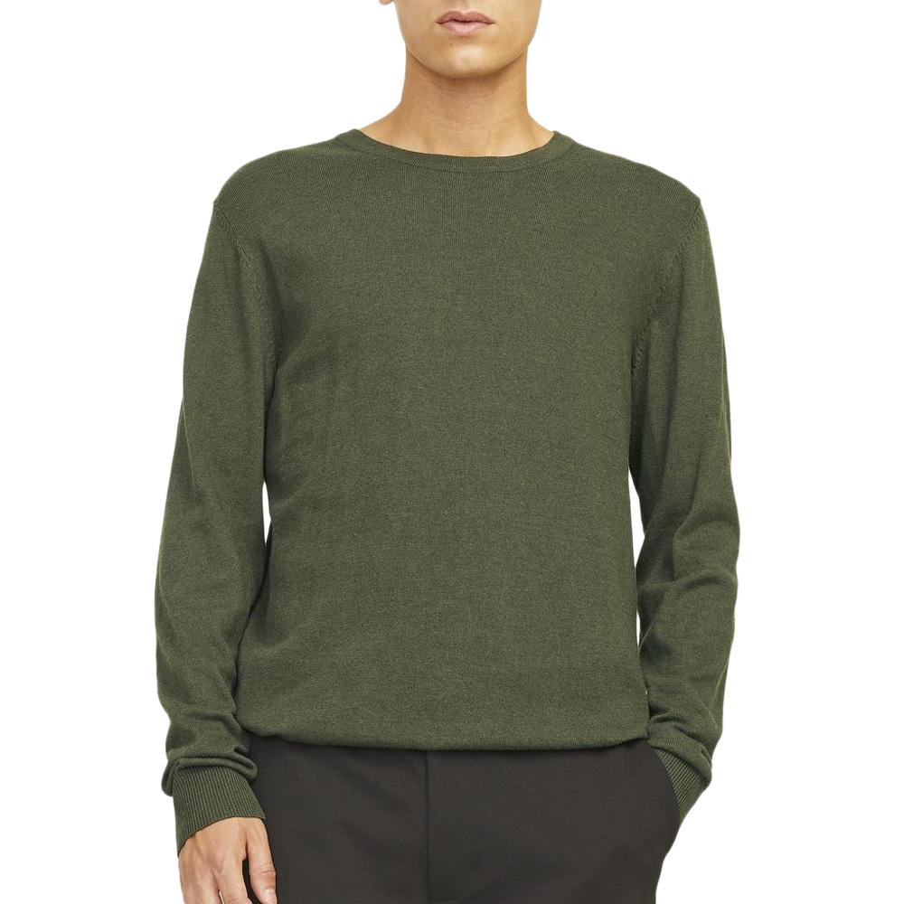 Pull Kaki Homme Jack & Jones Emile pas cher