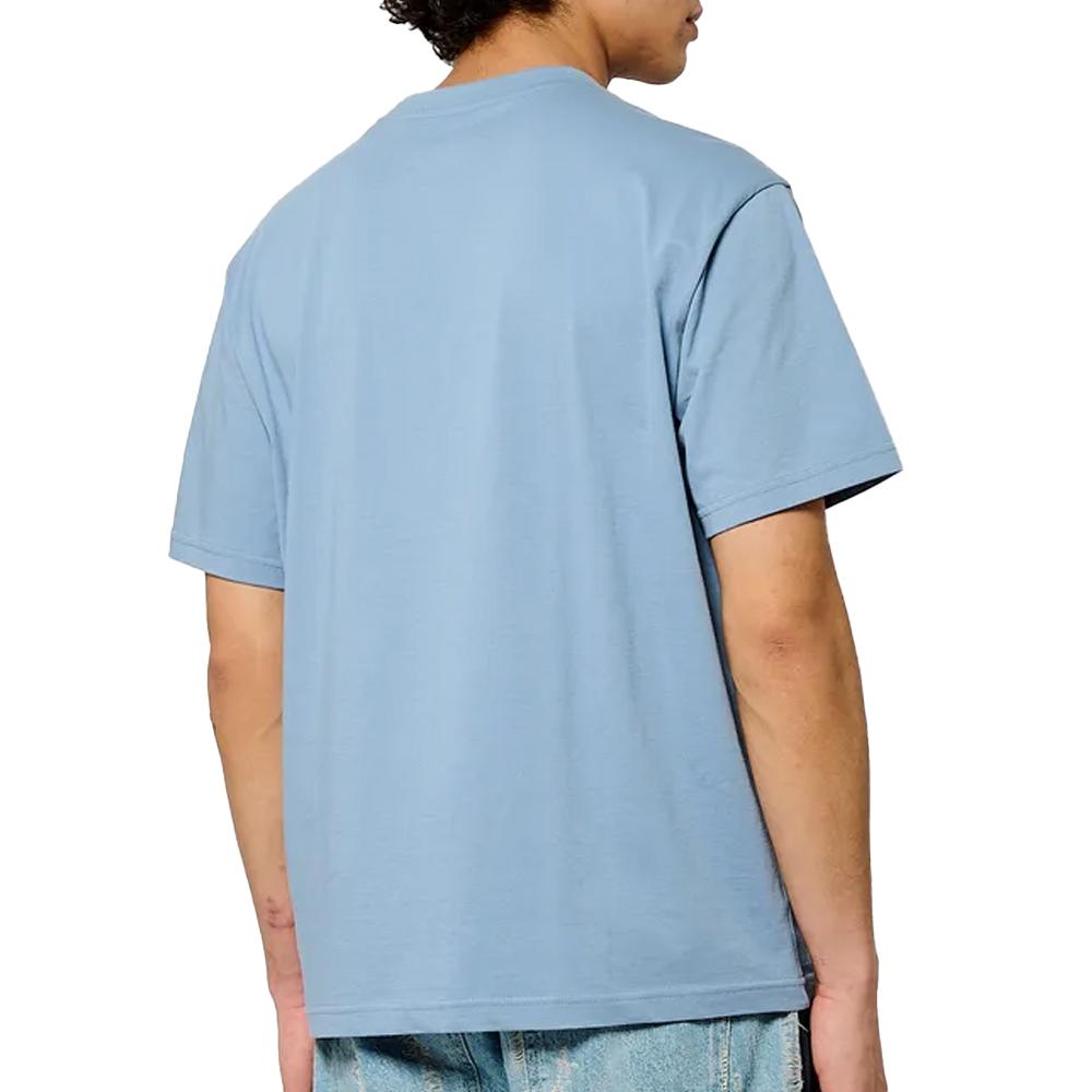 T-shirt Homme Kaporal – Bleu Jeans – Coupe Regular – Coton Mélangé – Neuf Avec étiquettes