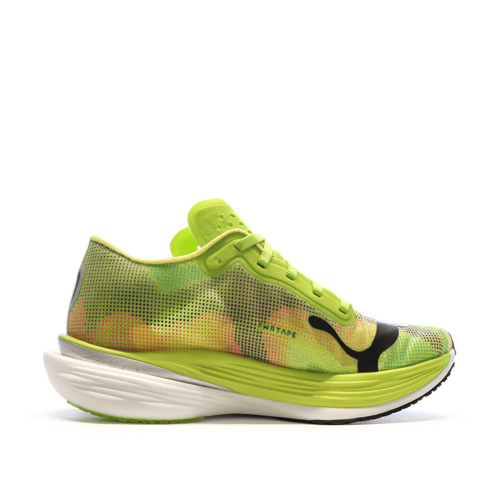 Chaussures de running Jaune Homme Puma Deviate Nitro Elite vue 2