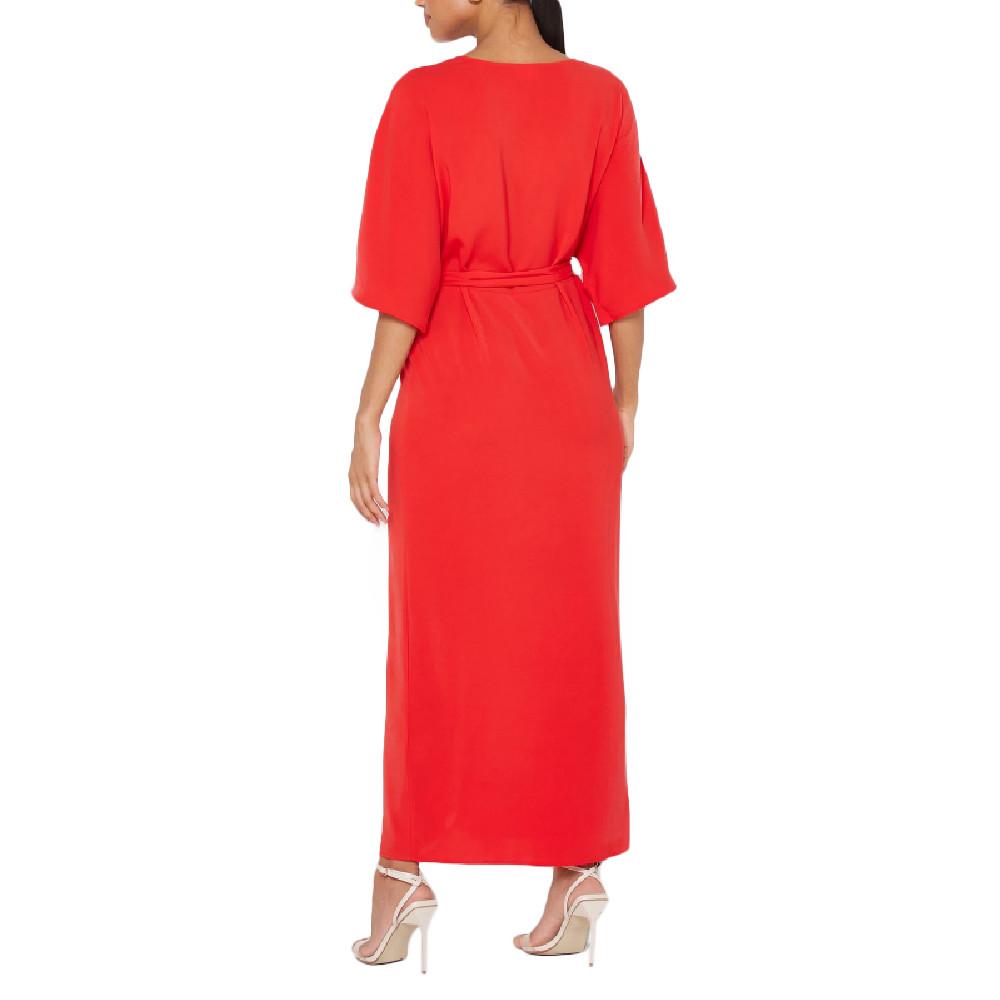 Robe longue Rouge Femme Vila Milena vue 2