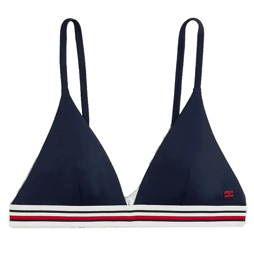 Haut de bikini Marine Femme Tommy Hilfiger Triangle vue 3