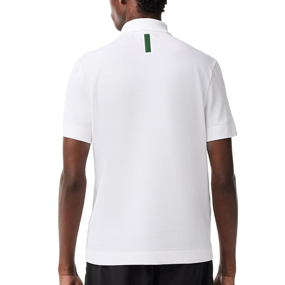 Polo Blanc Homme Lacoste PH8361 vue 2