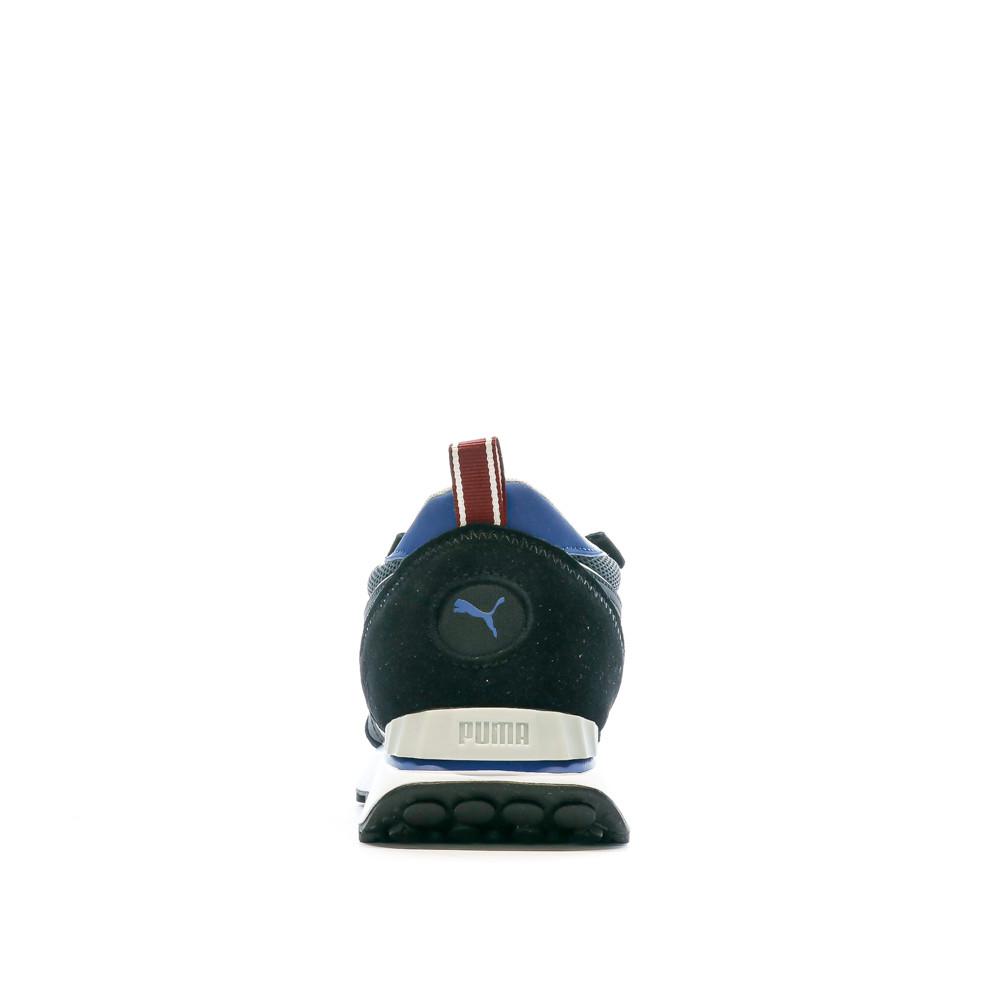 Baskets Noir/Gris Homme Puma Rider League vue 3