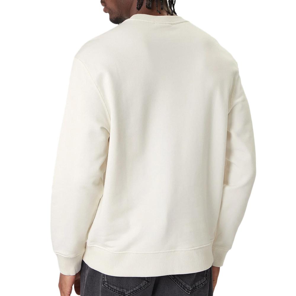 Sweat Blanc Homme Calvin Klein 350terry Monog vue 2