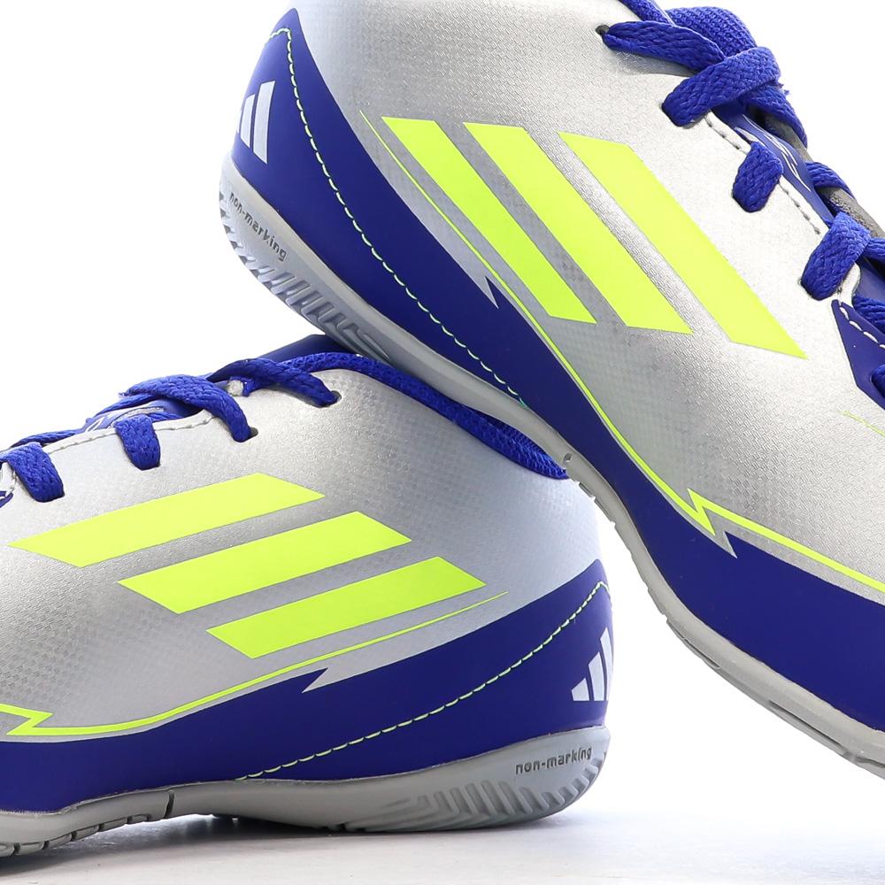 Chaussures de Foot Argent/Bleu Junior Adidas F50 Club In Messi vue 7