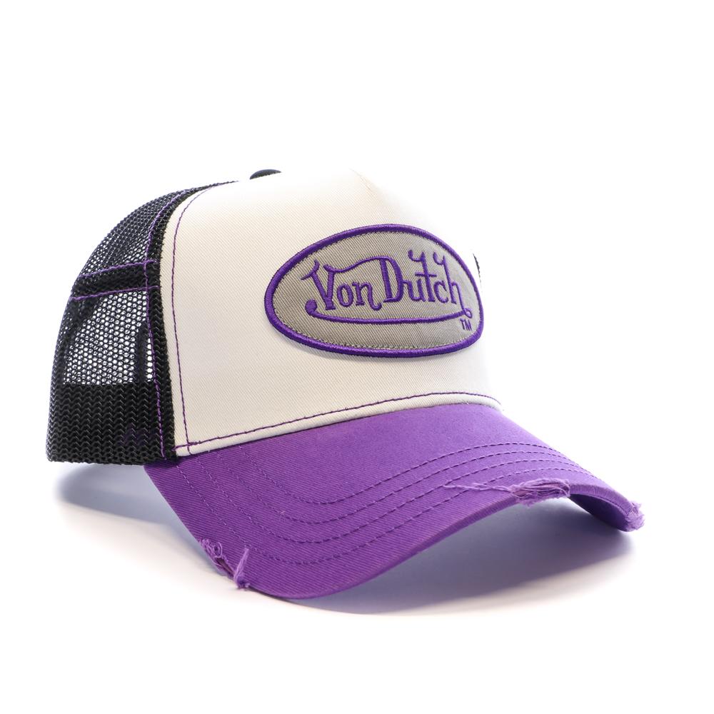 Casquette Blanche/Noire/Violet Homme Von Dutch Art vue 2