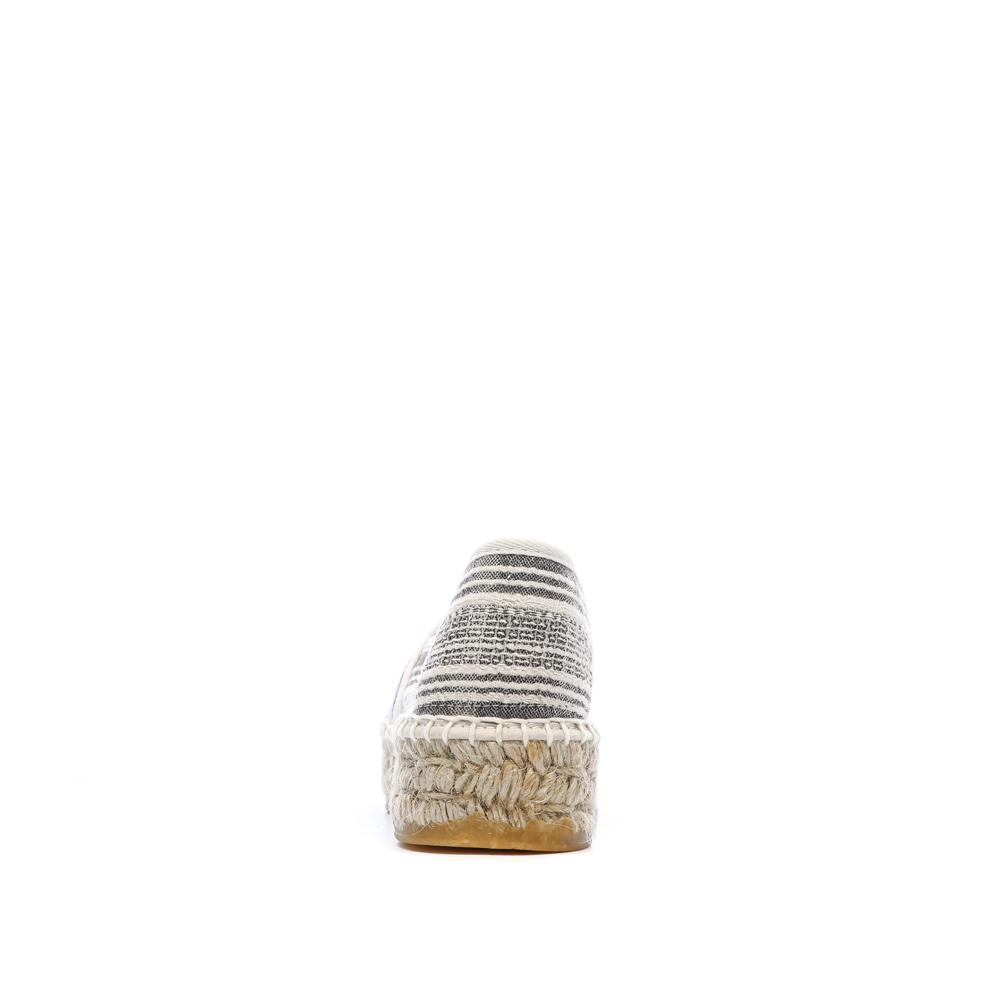 Espadrillas blancas/negras para mujer Pare Gabia Aduna ver 3