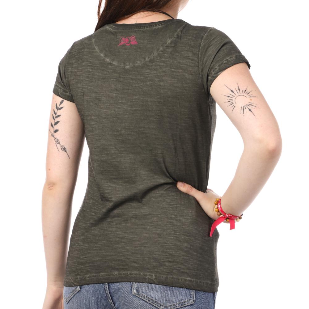 T-shirt Gris Femme Von Dutch RONA vue 2