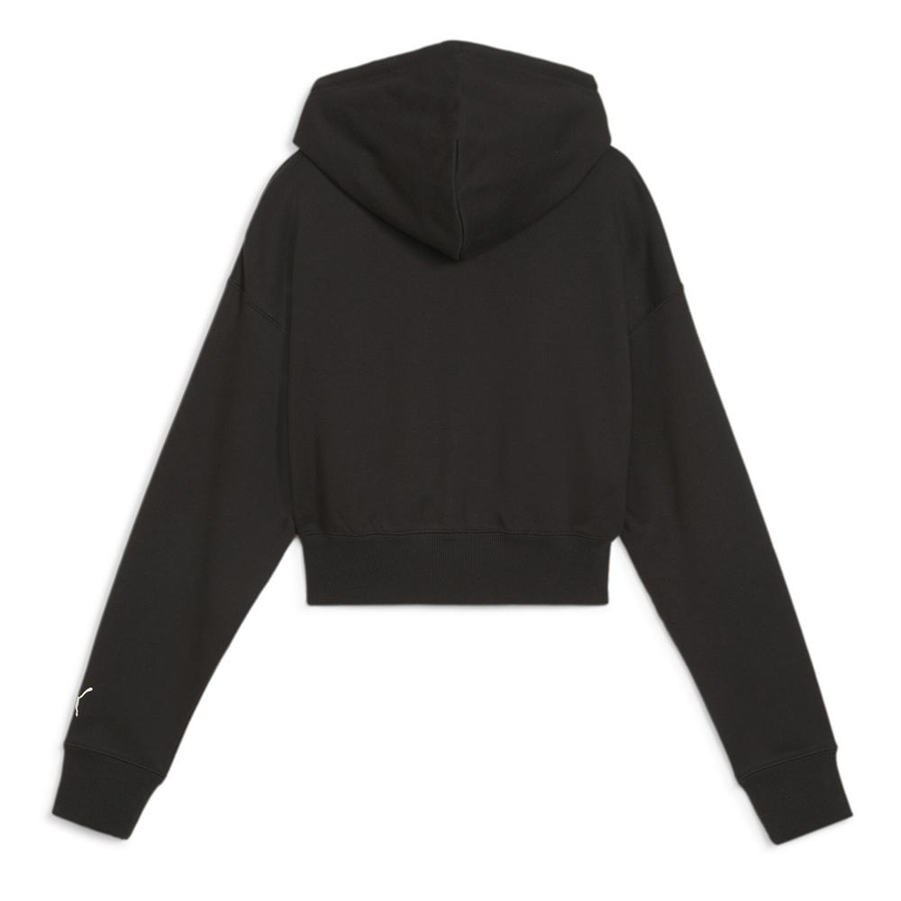 Sweat à Capuche Noir Femme Puma Team For vue 2