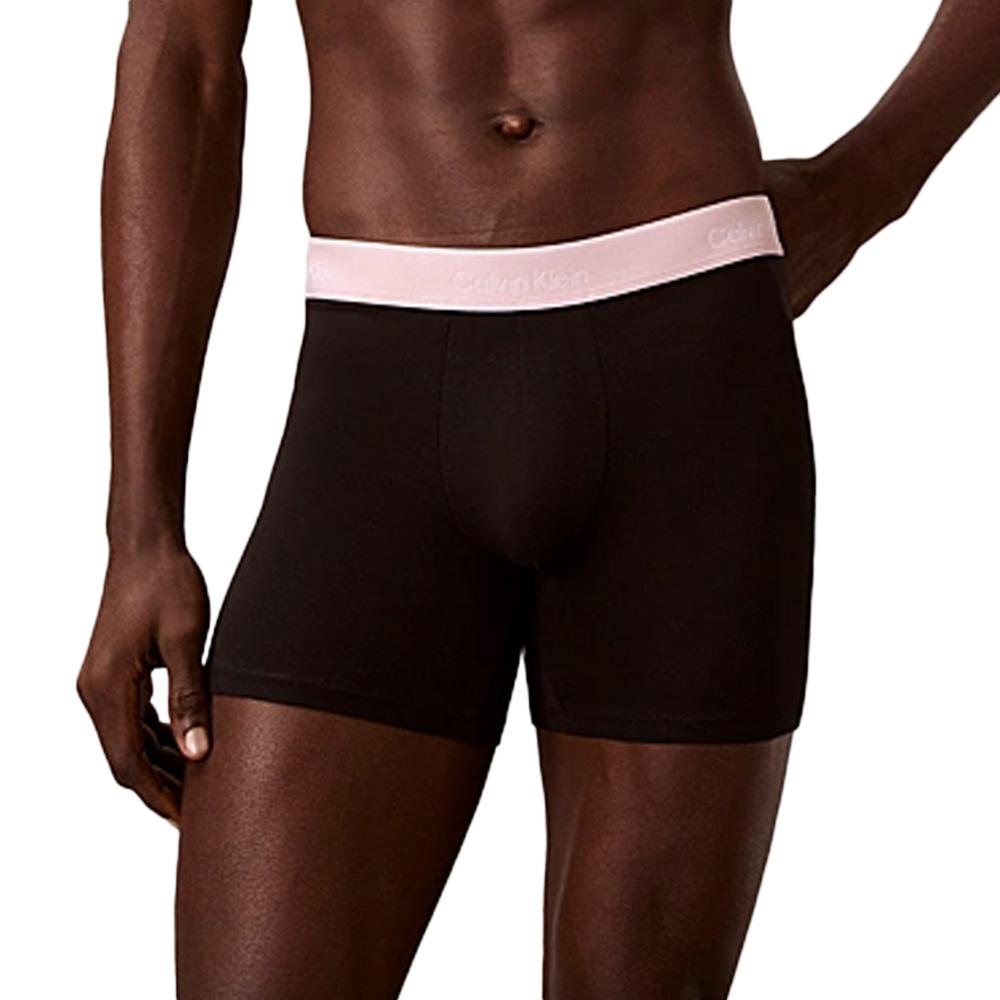 X3 Boxers Noir Homme Calvin Klein Jeans Boxer Brief vue 2