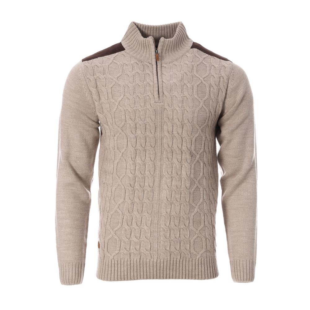 Pull Beige Homme RMS26 60982 pas cher