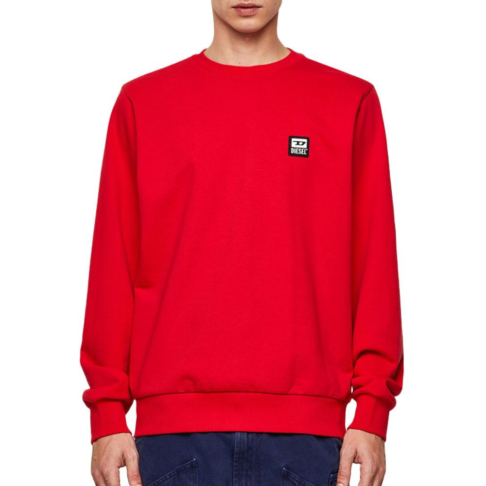 Sweat Rouge Homme Diesel S-Girk pas cher