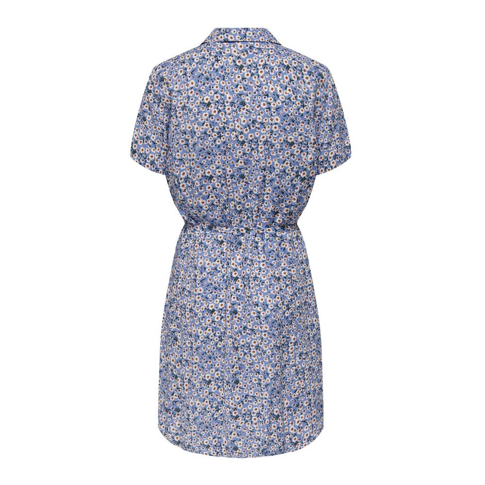 Robe Bleu Imprimé Femme JDY Starr vue 2