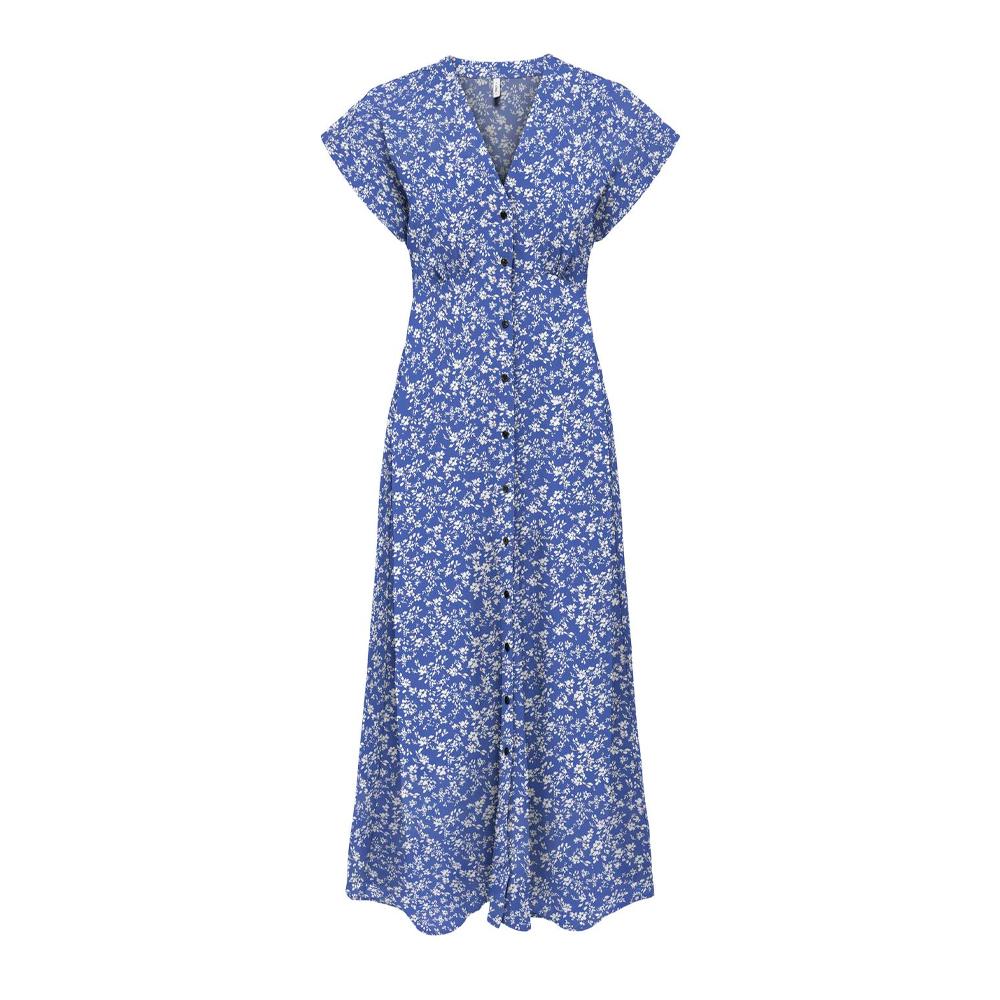 Robe Longue Bleu Femme ONLY Life Vis Mollie pas cher