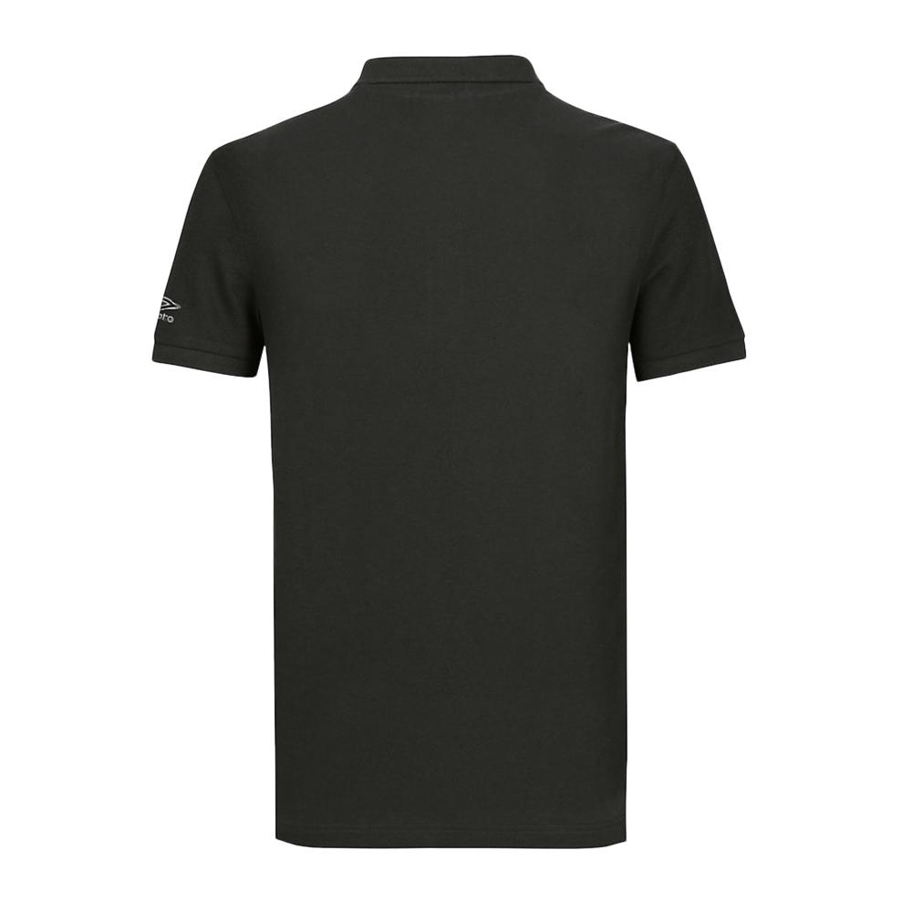 Polo Noir Homme Umbro Net vue 2