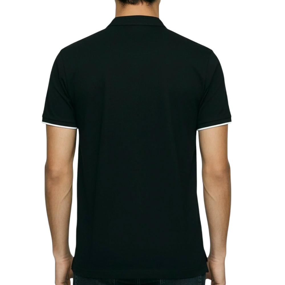Polo Noir Homme Lee Cooper GLC2047 vue 2