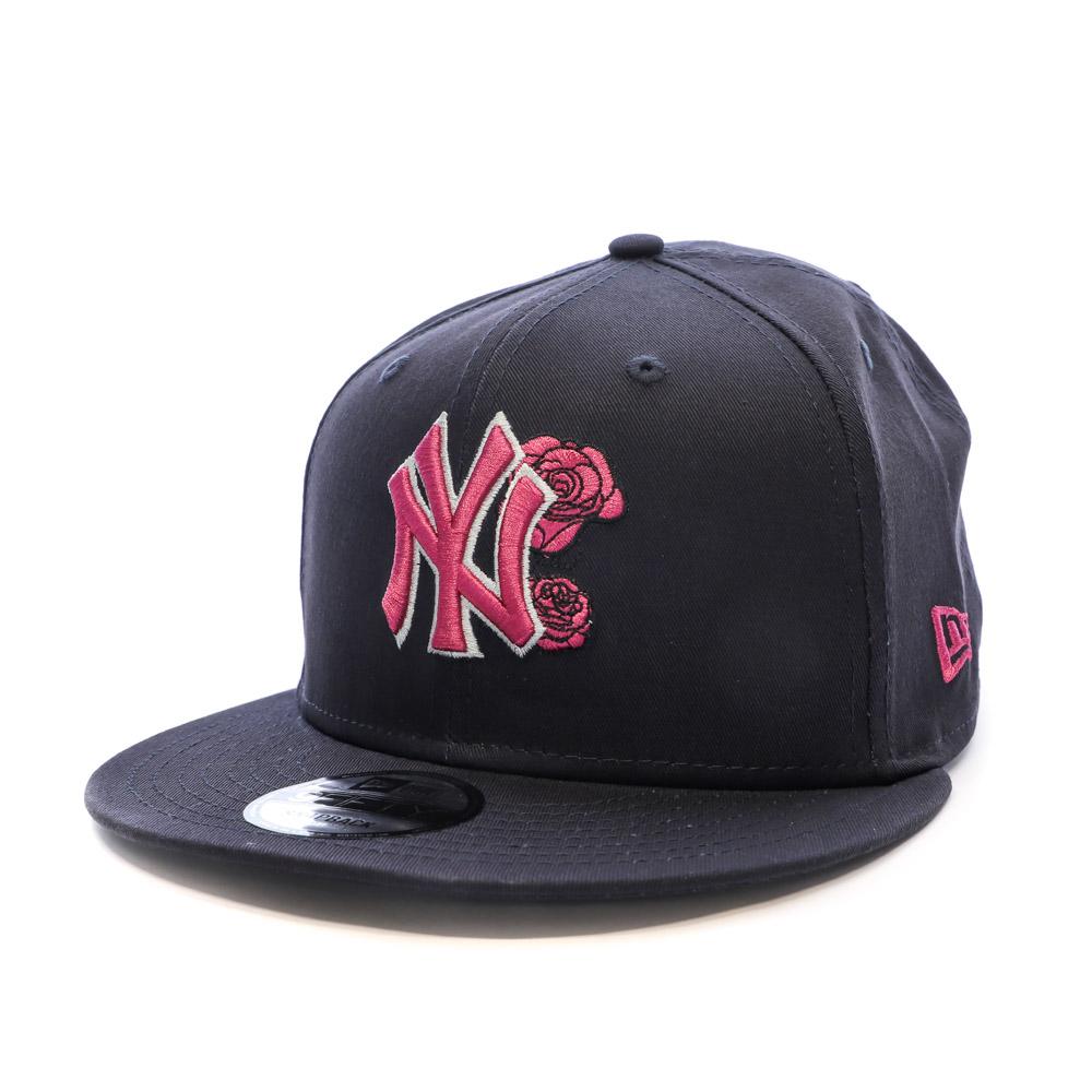 Casquette Noire/Rouge Homme New Era Seasonal Flower pas cher