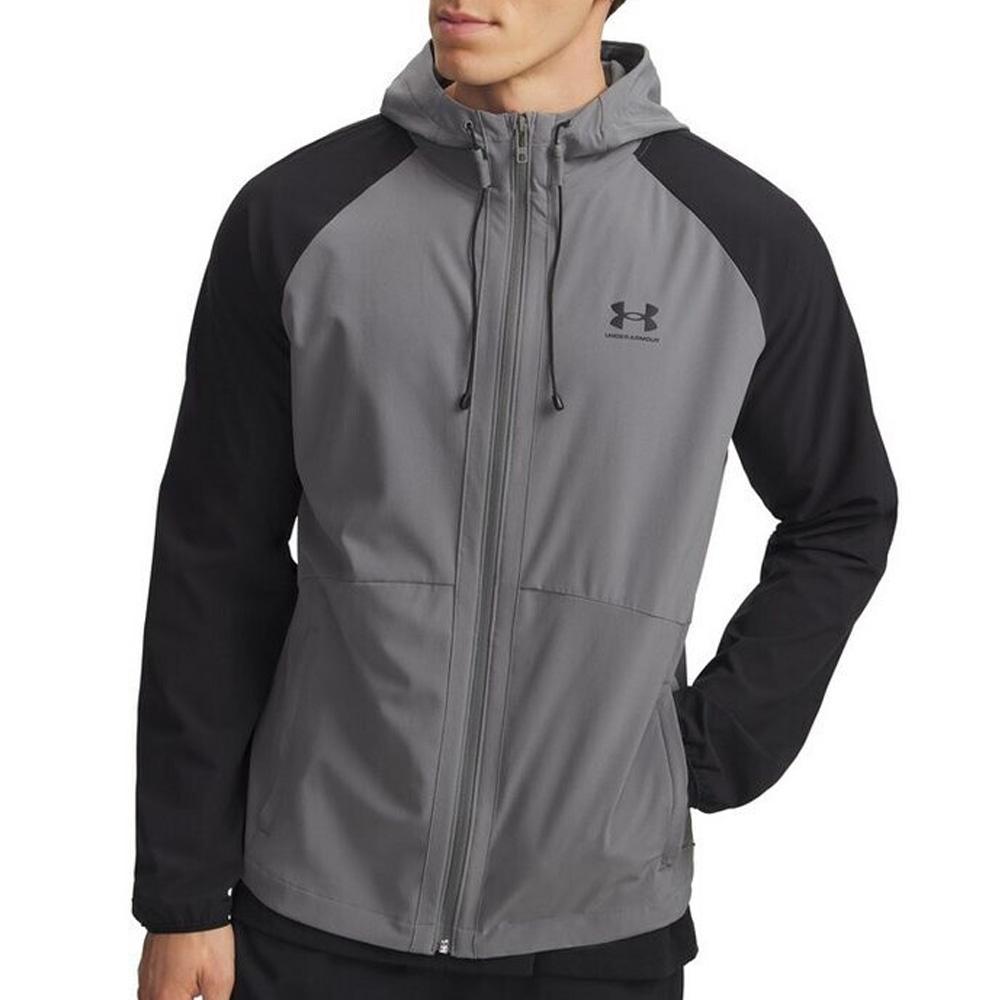 Veste de Pluie Gris/Noir Homme Under Armour Ua Stretch pas cher